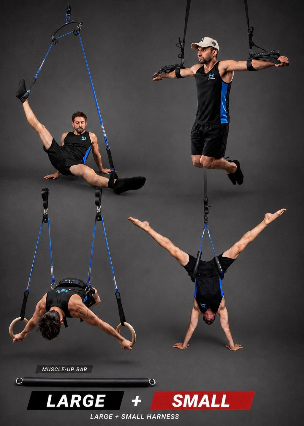 Forza Elite Legacy, all-in-one kit with adult and kid harnesses, Designed in Italy