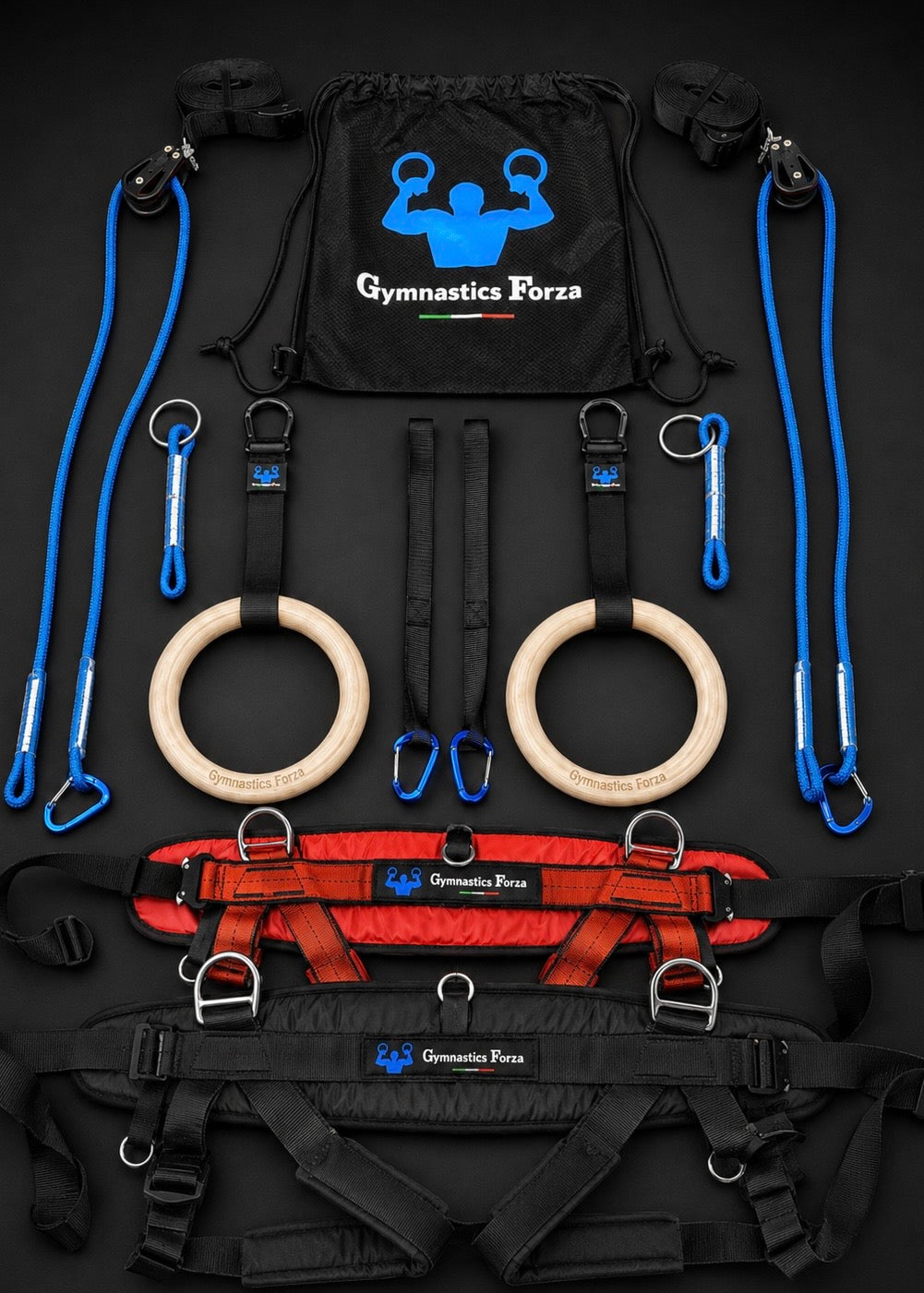 Forza Rings System with adult and kid harness options