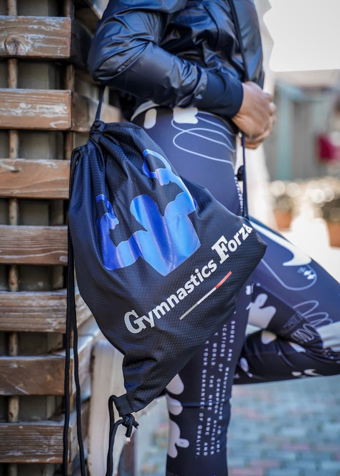 Forza Gymnastics Harness adjustment detail, Designed in Italy